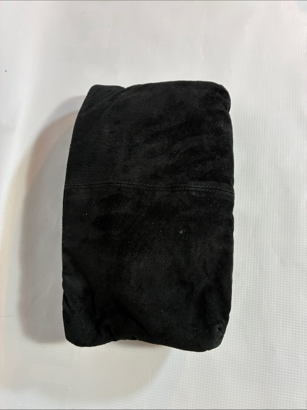 Black Suede Evening Clutch - Classic Women's Bag